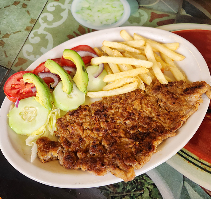 Foto de Milanesa con papas