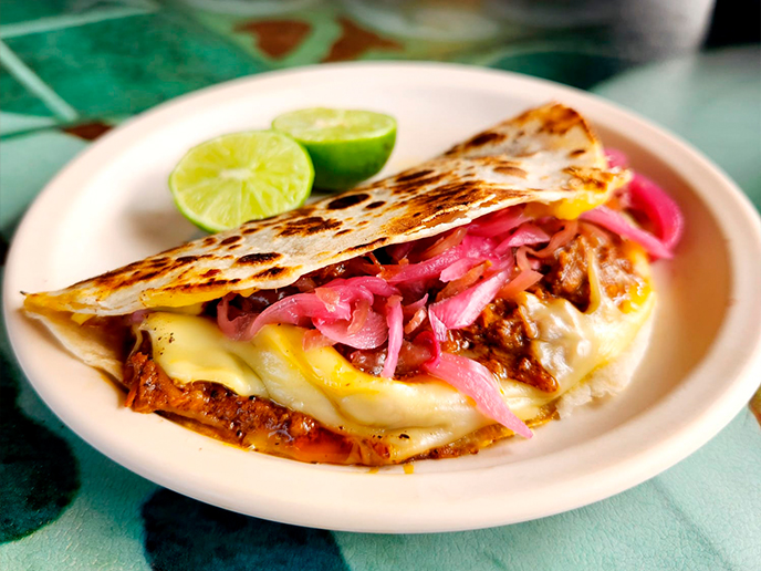 Foto de Taco de cochinita en harina